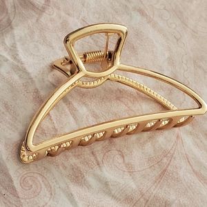 Gold Hair Claw Clips